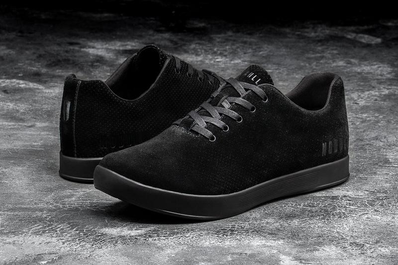 Black Nobull Suede Men's Trainers | CA W1348N